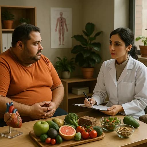 غذیه درمانی در زمینه چاقی، لاغری، دیابت، بیماریهای قلبی، گوارشی، کبد چرب، سرطان، سندرم روده تحریکپذیر، و بیماریهای التهابی روده